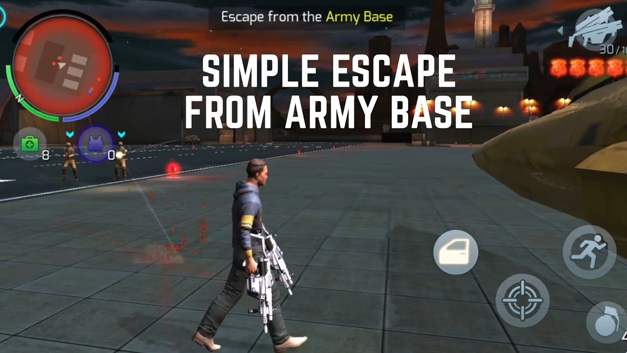 Gangstar Vegas 4 - Simple Escape From Army Base Mission