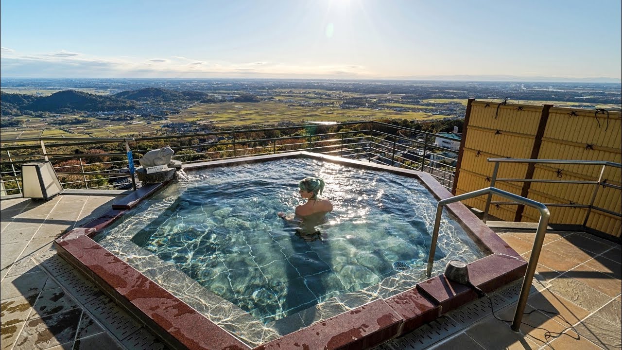 The BEST onsen I've ever seen only 1 hr from Tokyo - Ibaraki, Japan