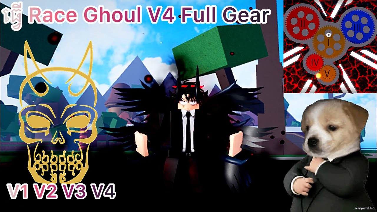 របៀបយក Race Ghoul និងធ្វើ V4 Full Gear | Blox Fruit