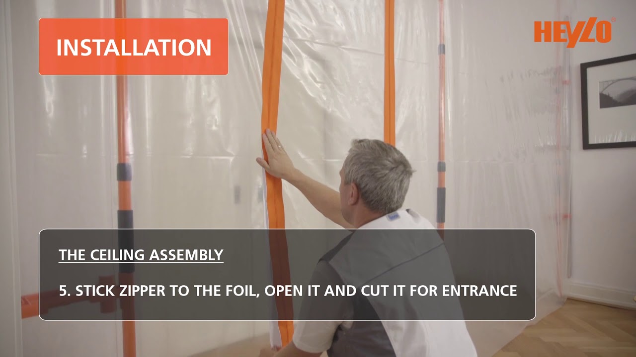 HEYLO Dust Control Wall HEYWALL Instructional Video