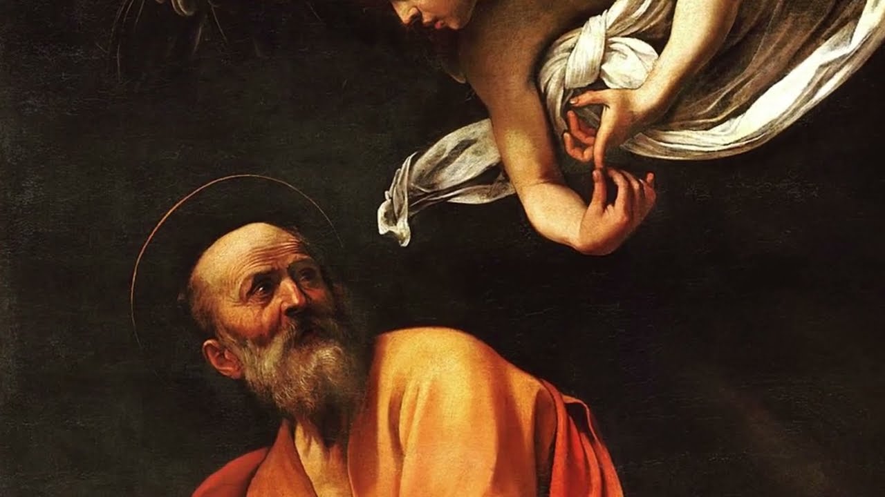 ANÁLISE ESPECIAL: A inspiração de São Mateus, 1602, Caravaggio