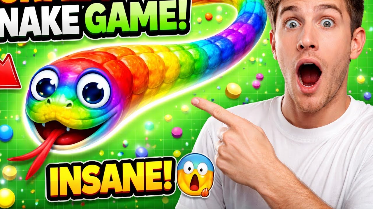 BIGGEST SNAKE EVER! 😱 Epic Trap & Survival | Snake Game Long Gameplay