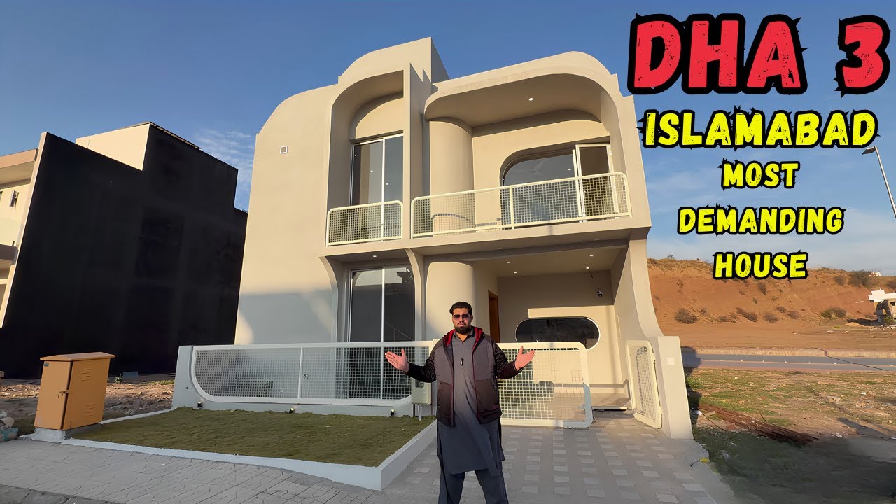 5 Marla Architectural Designer House | Back Open Luxury | DHA Islamabad | 4 Bedrooms
