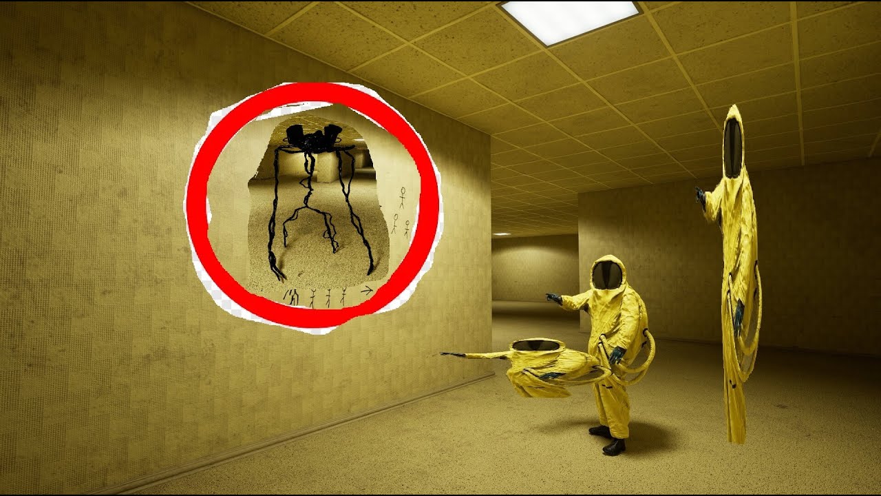 Me and my freinds play Backrooms! Escape Together!!! (Part 1)