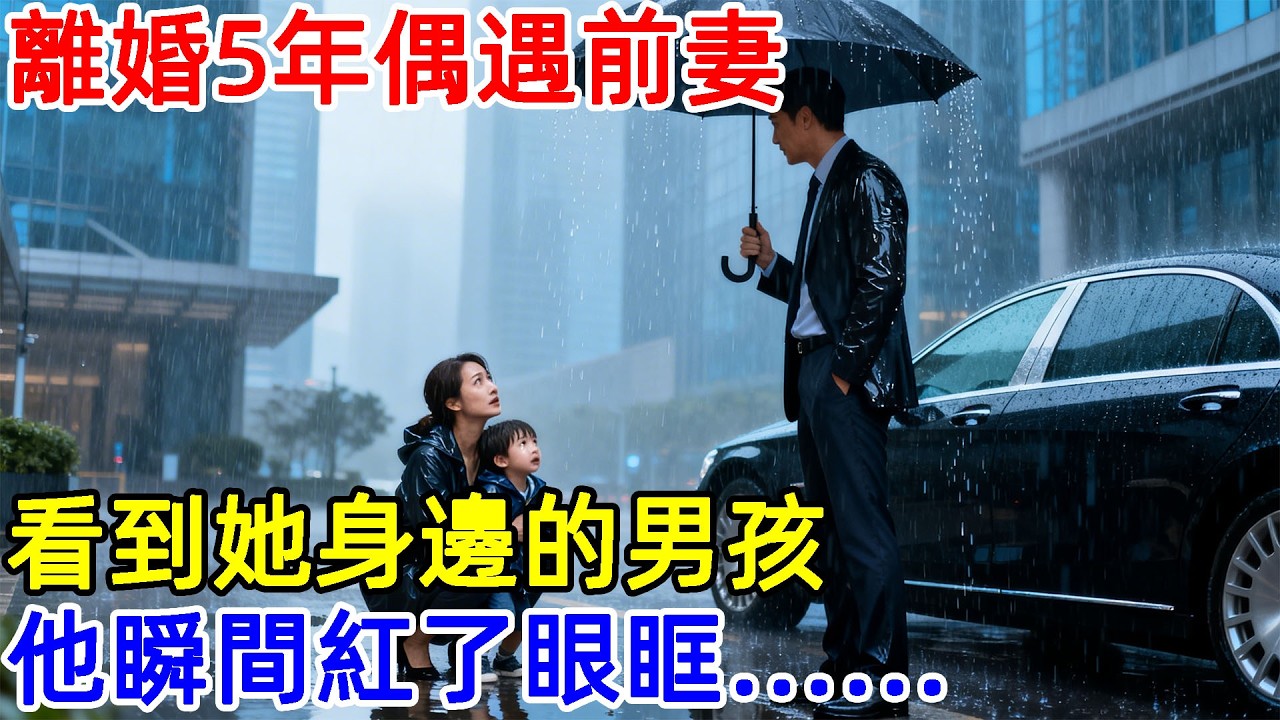 離婚5年，身價十億的總裁偶遇前妻，看到她身邊的男孩，他瞬間紅了眼眶……#故事頻道 #故事分享 #情感#臺灣#情感故事#幸福人生