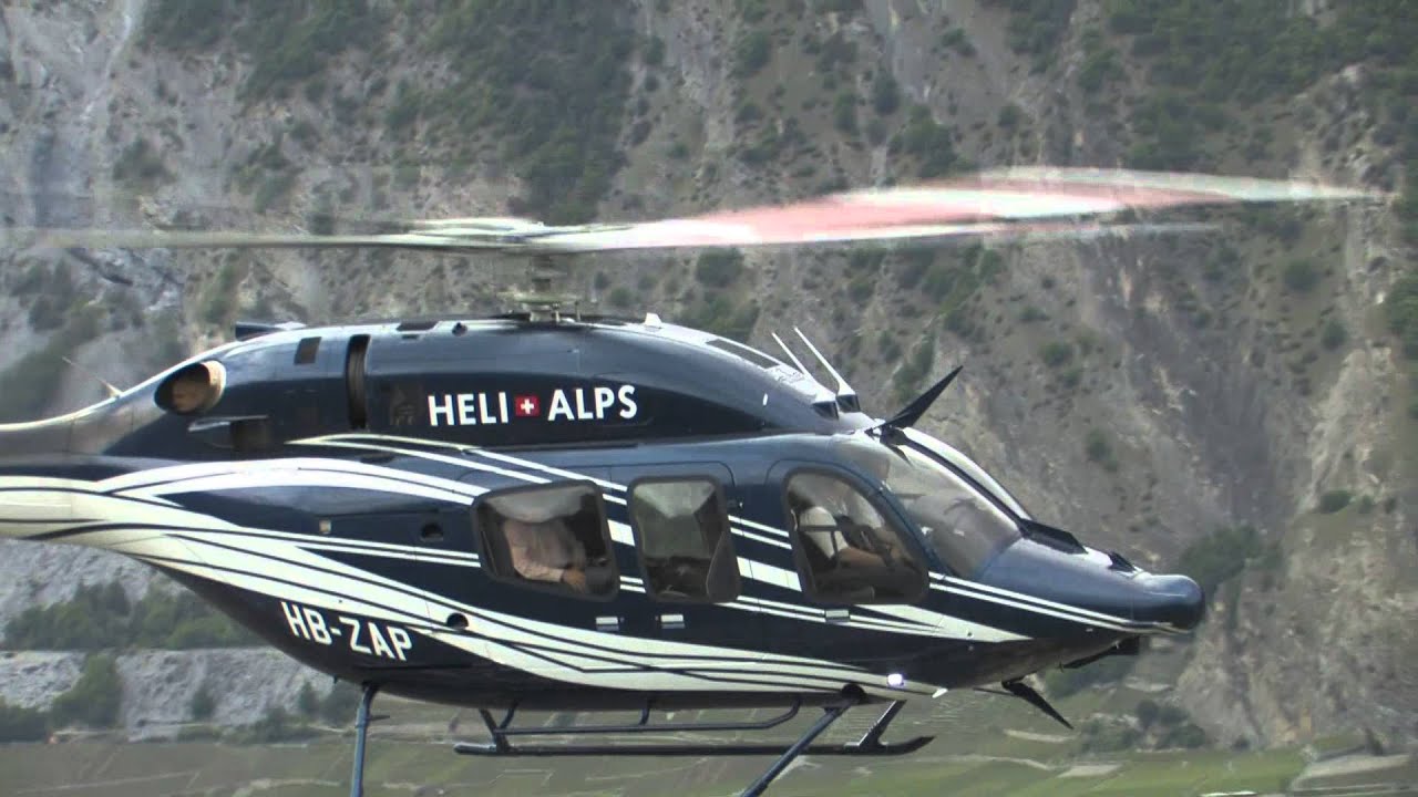 Europe's 2nd Bell 429 arrives home at Sion / Switzerland