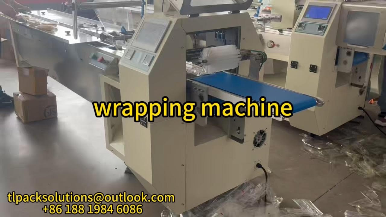 Automatic Chopsticks Wrapping Machine Flowpack Machine Tableware Packing Machine