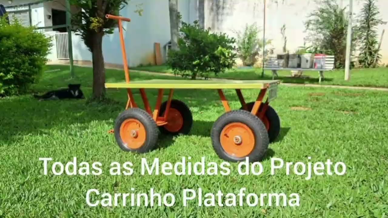 (Parte 1 de 8) Todas as Medidas do Carrinho Plataforma