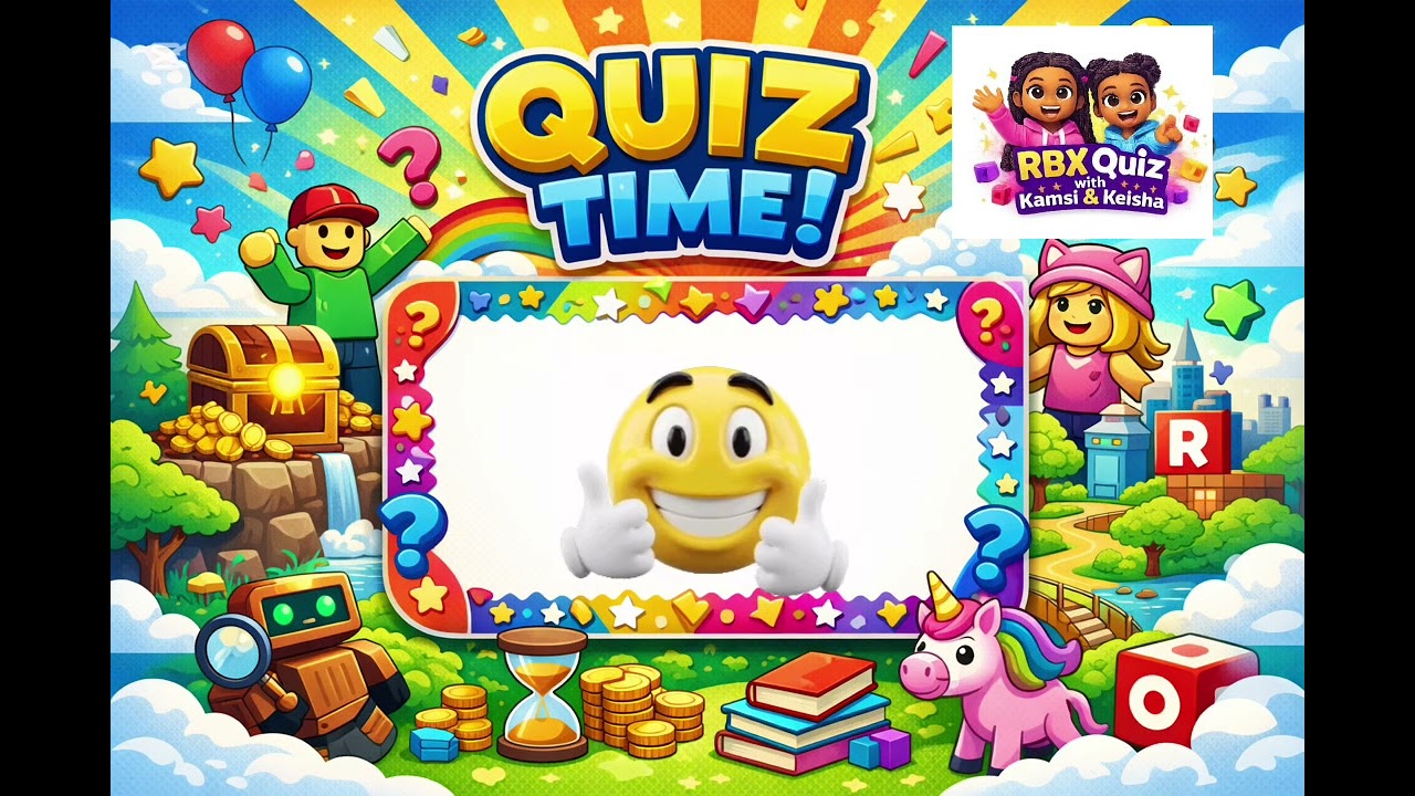 Roblox Fun Quiz Time! Let’s Play & Learn! 🎮
