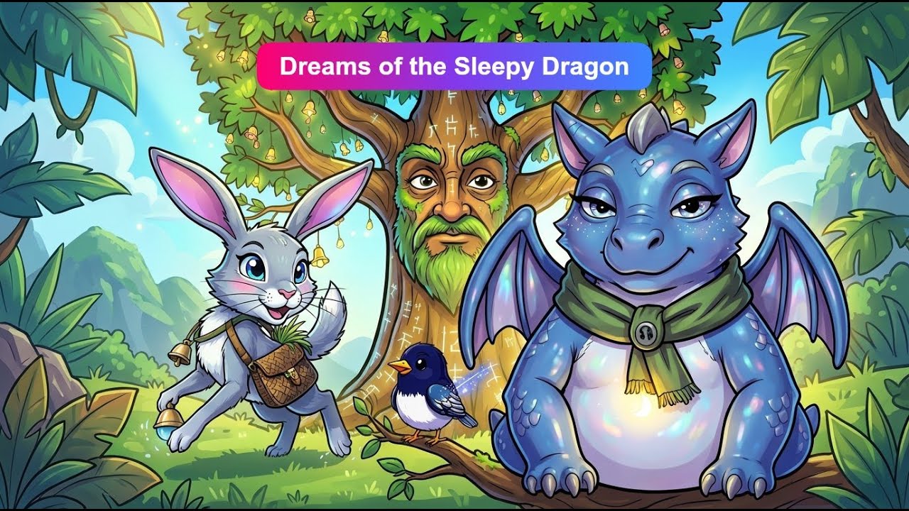 The Sleepy Dragon's Lost Treasure | Calming Fantasy Bedtime Story