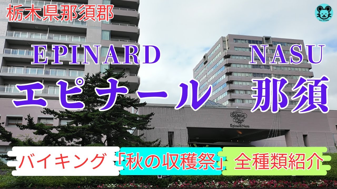 【エピナール那須】バイキング全種類紹介、プール＆温泉をチェックイン前から使える