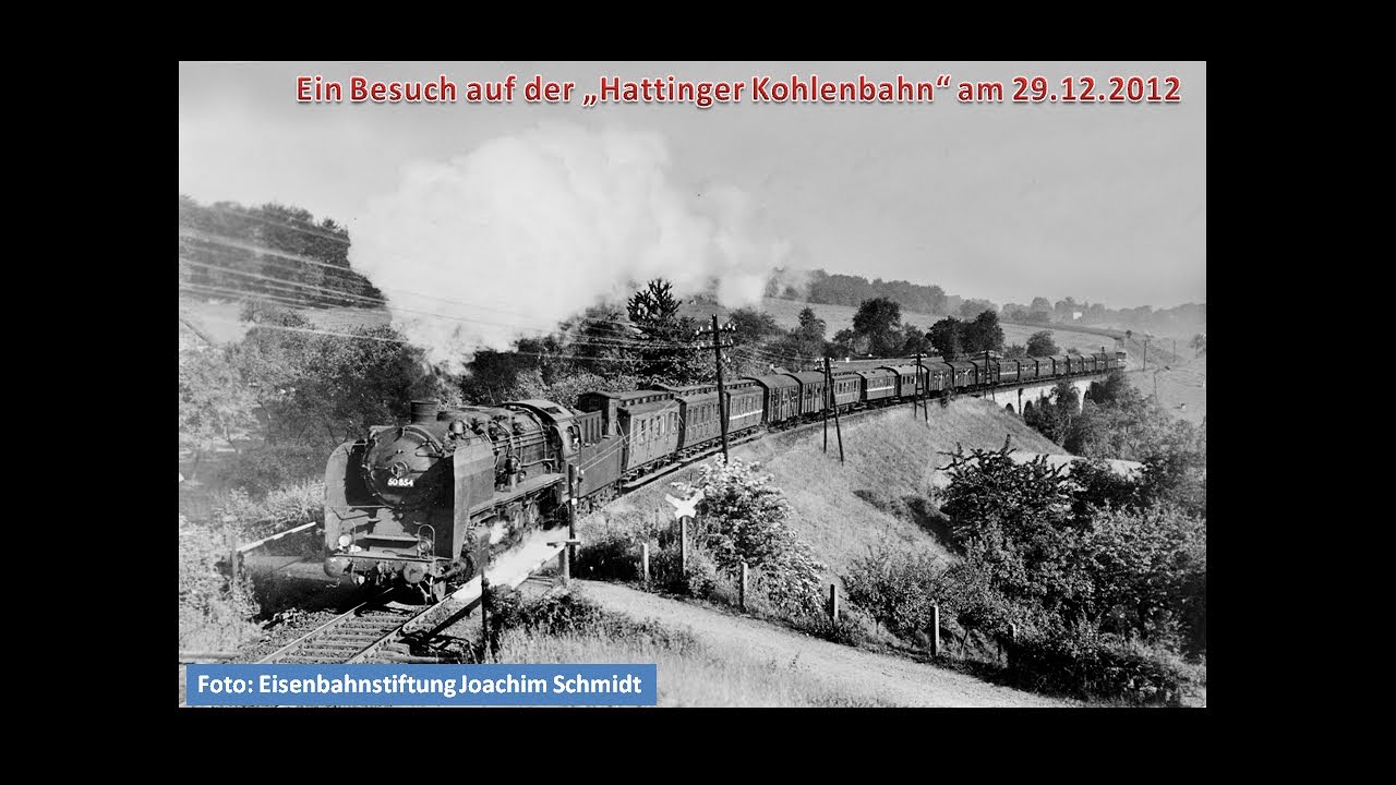 Ein Besuch auf der „Hattinger Kohlenbahn“ am 29.12.2012