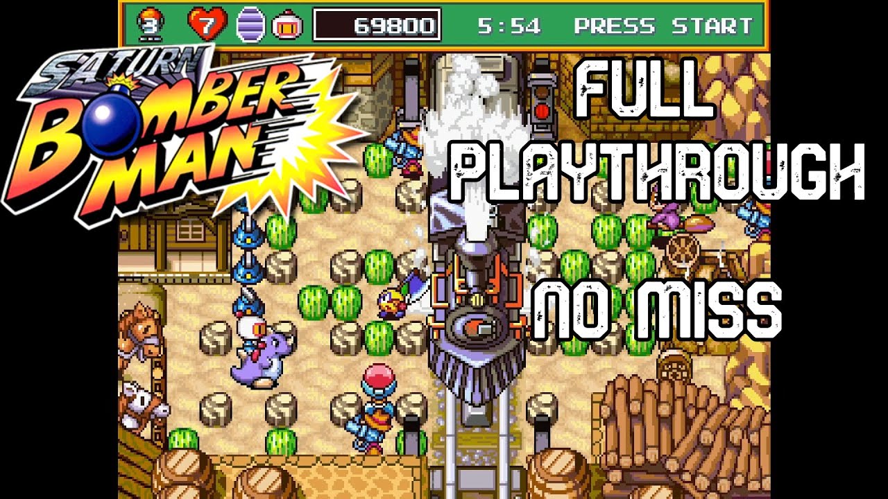 Saturn Bomberman - Full Playthrough