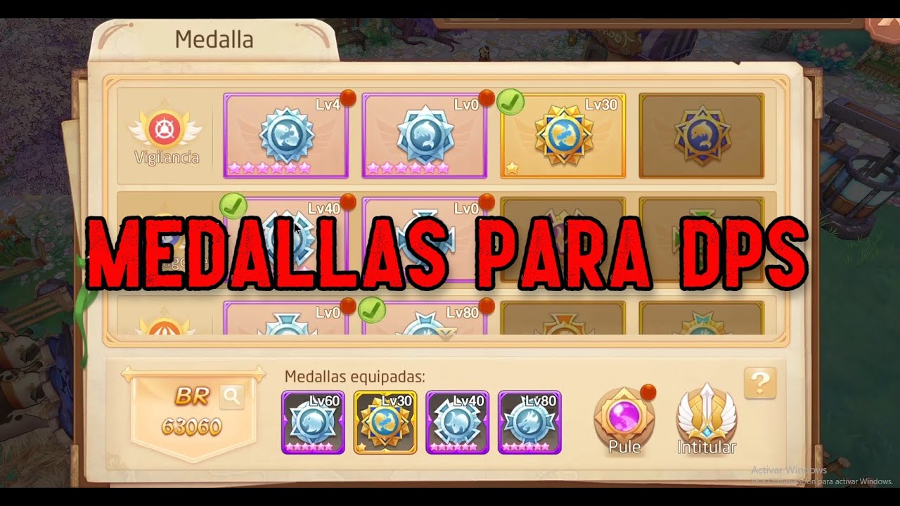 🔴 MEDALLAS para DPS - Cuales usar 🔴 | Tales Of Wind