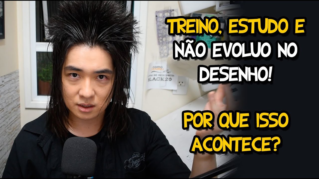 Treino, estudo e NÃO EVOLUO MAIS no DESENHO!
