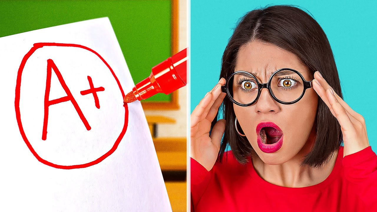 TRUQUES ESCOLARES ENGRAÇADOS E ÚTEIS! Ideias Para a Volta Às Aulas Por 123 GO! SCHOOL