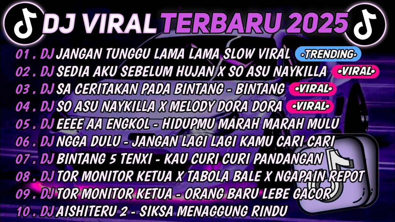 DJ TIKTOK TERBARU 2025🎵DJ JANGAN TUNGGU LAMA LAMA🎵DJ SEDIA AKU SEBELUM HUJAN X SO ASU NAYKILLA 