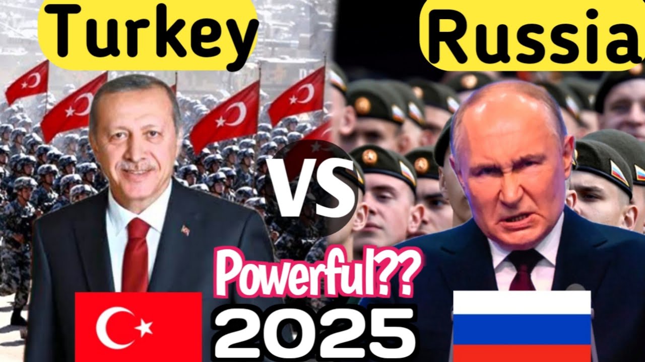 Turkey vs Russia Military Power 2025 | Who is More Powerful?