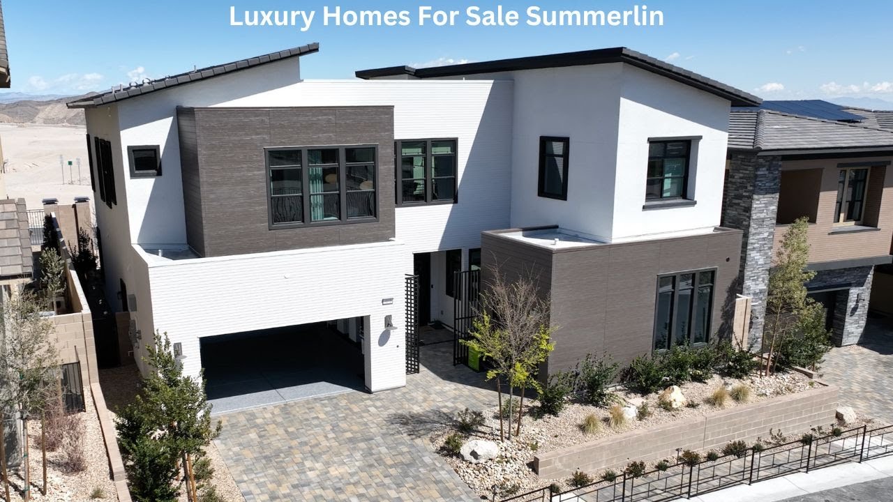 New Luxury Homes For Sale Summerlin West Las Vegas | Shawood at Arcadia - Bristlecone Tour $1.52m+