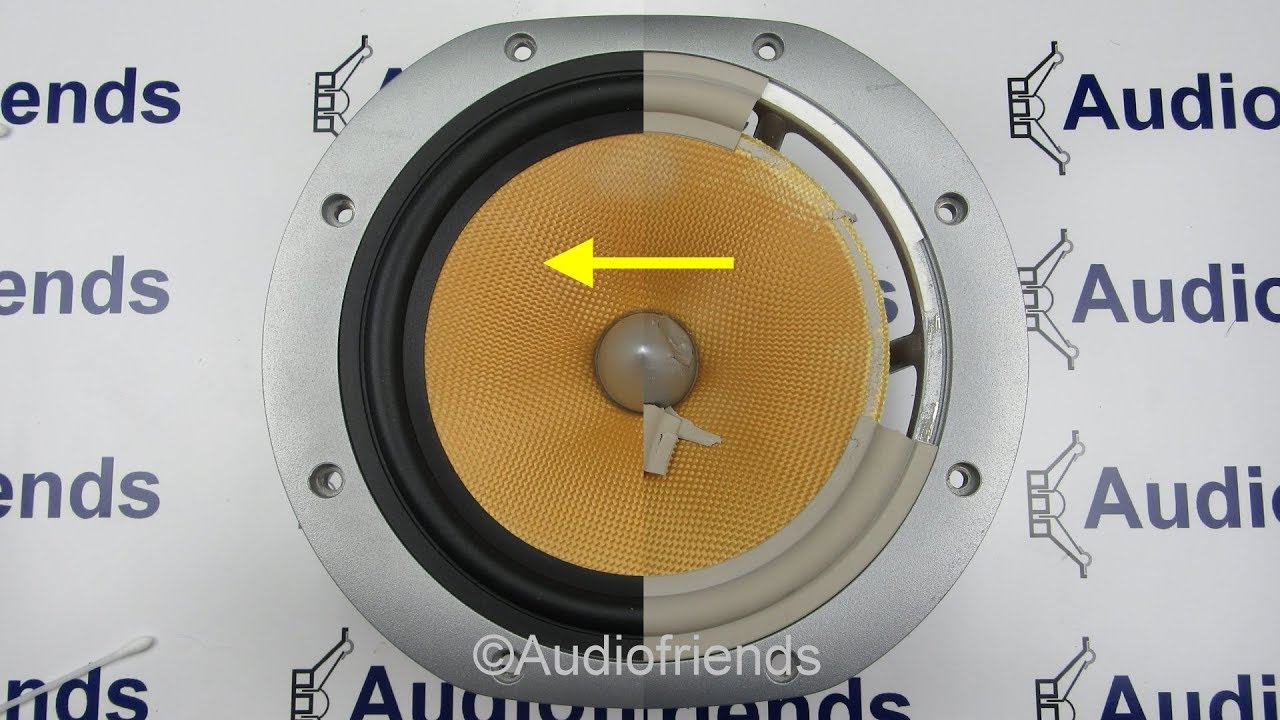 B&W DM602, DM604 - repair with long-life special made rubber surrounds.