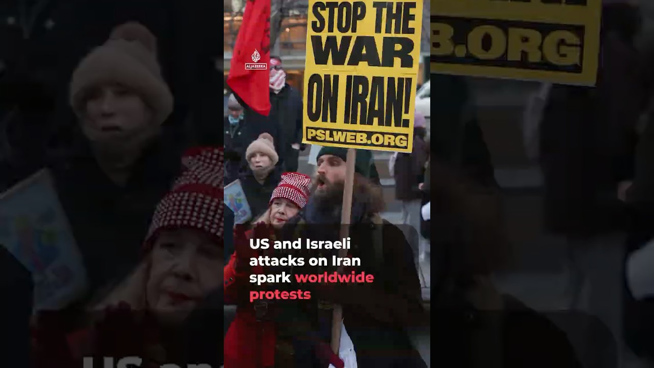 US and Israeli attacks on Iran prompt worldwide protests | AJ #shorts