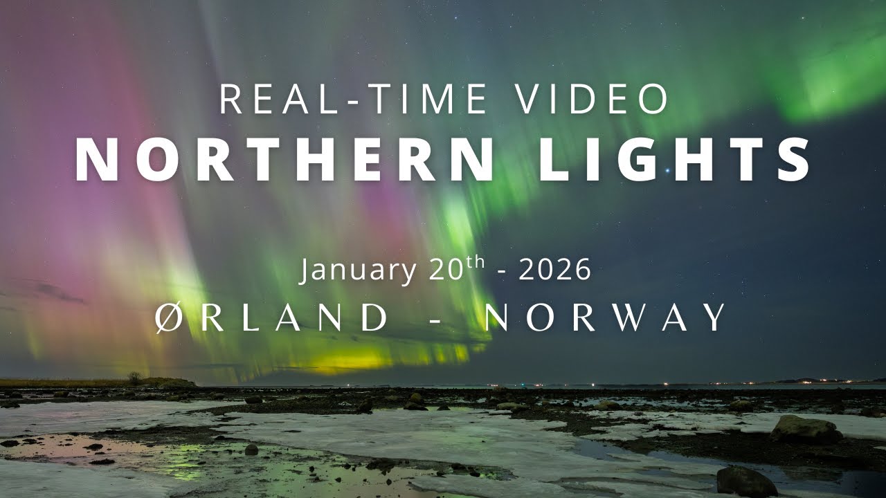 Amazing Northern Lights in Norway   20th January 2026.