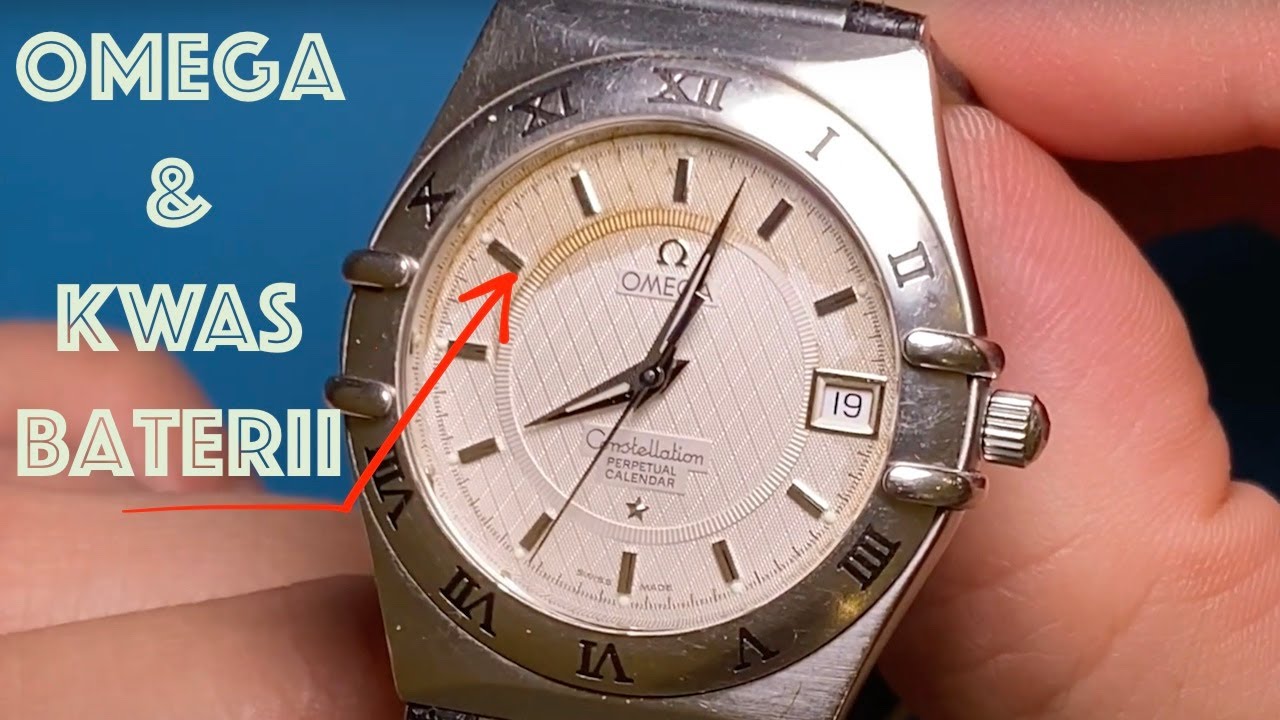 Naprawa zegarka Omega Constellation Perpetual Calendar i (nie)udane czyszczenie tarczy