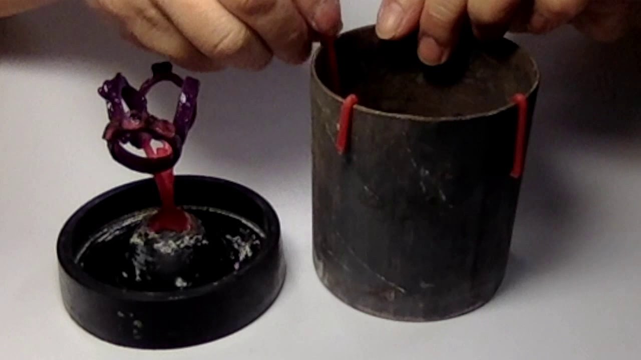 Last wax casting Burn out Process