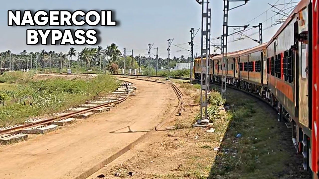 NAGERCOIL BYPASS LINE Doubling Update | நாகர்கோவில் இரட்டை இரயில் பாதை பணிகள் | 4K