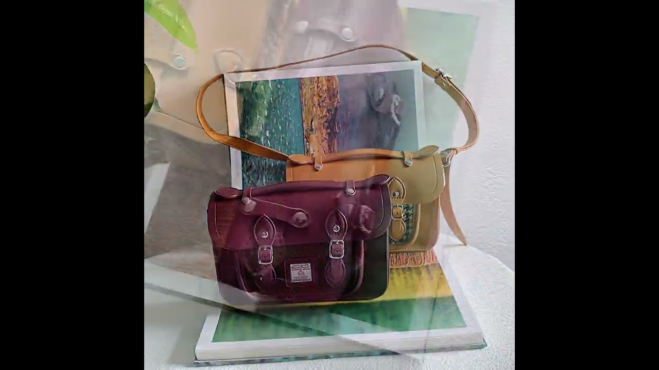 The Cambridge bags by Harris Tweed.They are small and beautiful.# Cambridgebags#harristweed