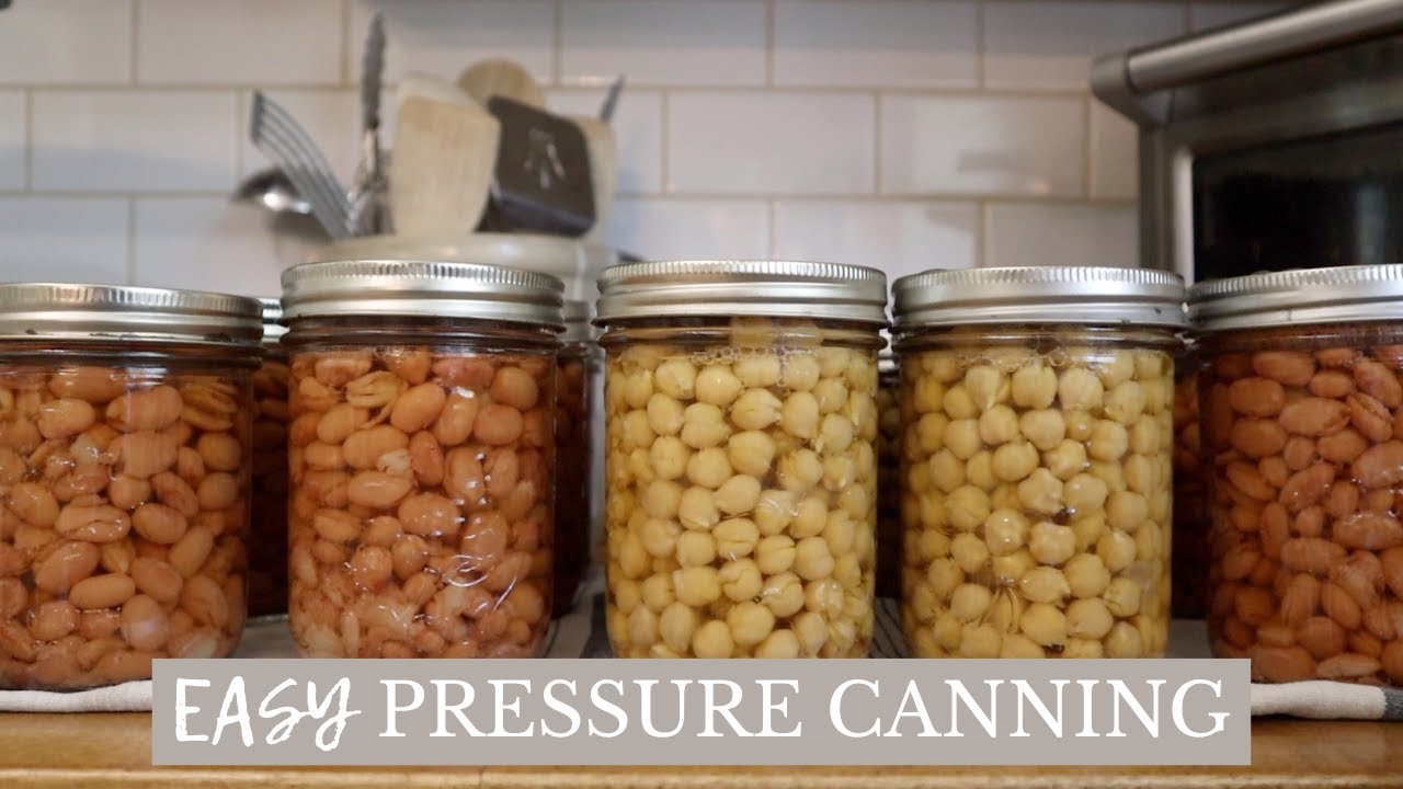 Pressure Canning Dried Beans | EASY Beginner Friendly Pressure Canning Recipe
