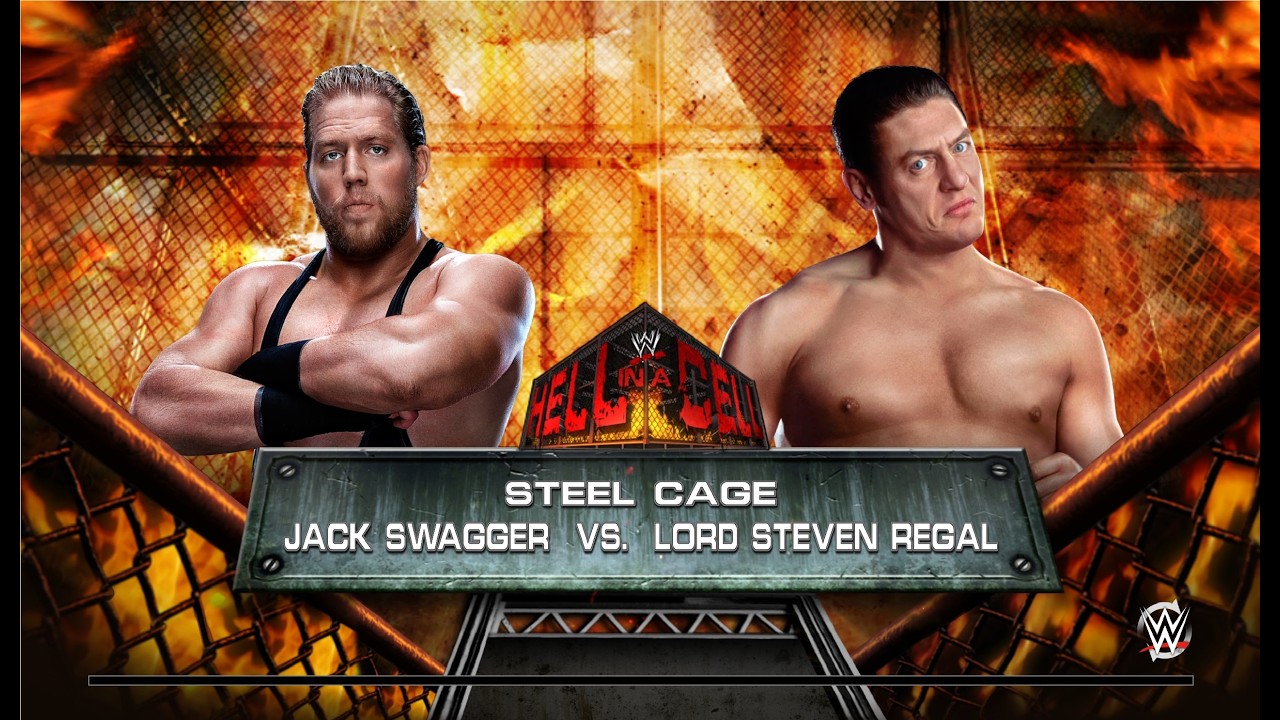 WWE 2k15 Личное первенство по правилам Steel Cage первый этап Jack Swagger - Lord Steven Regal