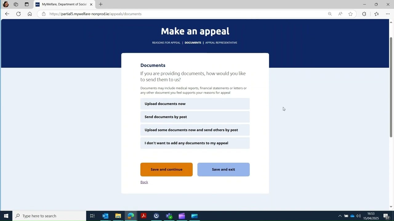 How to make an Appeal on MyWelfare