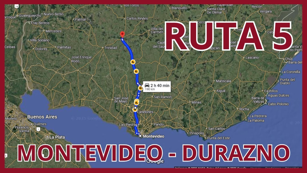 RUTA 5 Montevideo Durazno