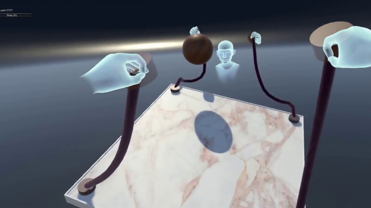 Collaborative Virtual Reality for Low-Latency Interaction
