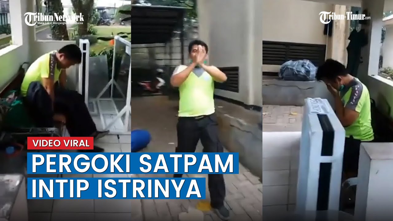 Geram Istrinya Diintip, Pria Ini Siaran Langsung Labrak Satpam