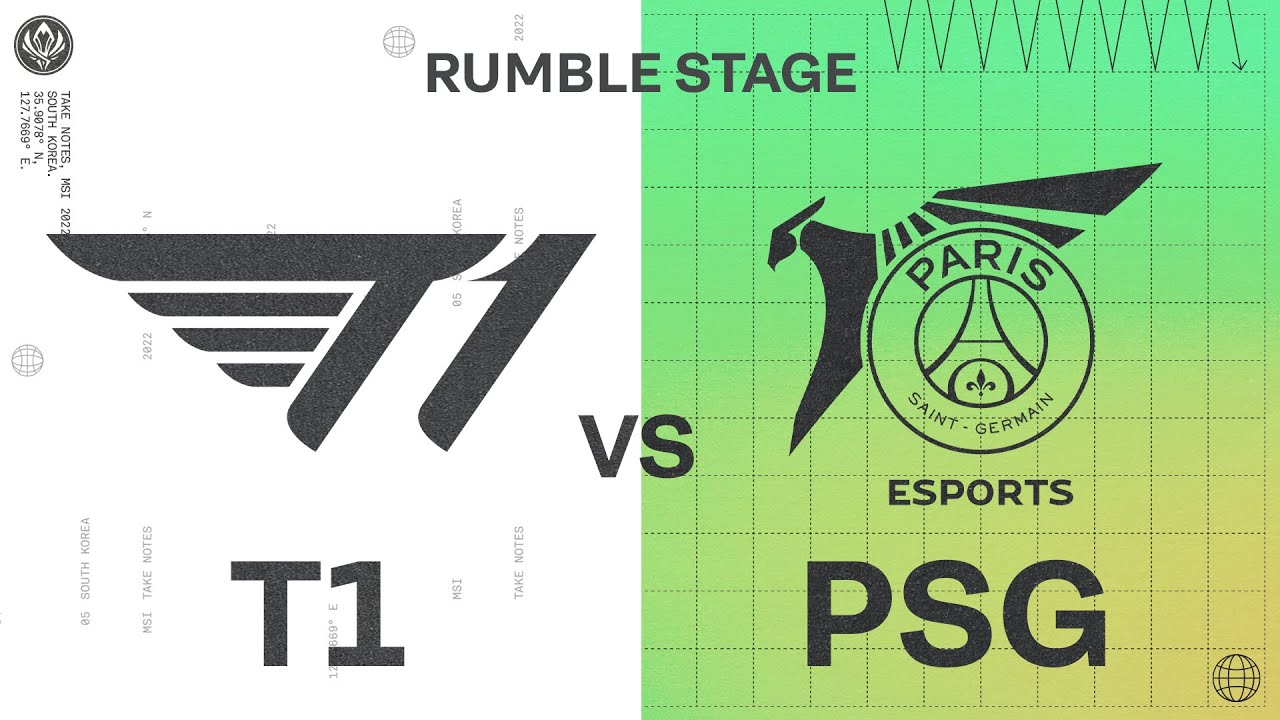 T1 VS PSG TALON - RUMBLE STAGE - DÍA 3  - MSI 2022- LEAGUE OF LEGENDS - #MSILVP