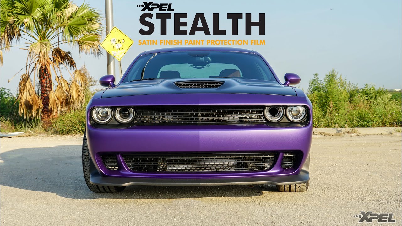 #STEALTHcat - Full XPEL STEALTH Satin Finish Wrapped Dodge Challenger SRT Hellcat by The Sign Savers