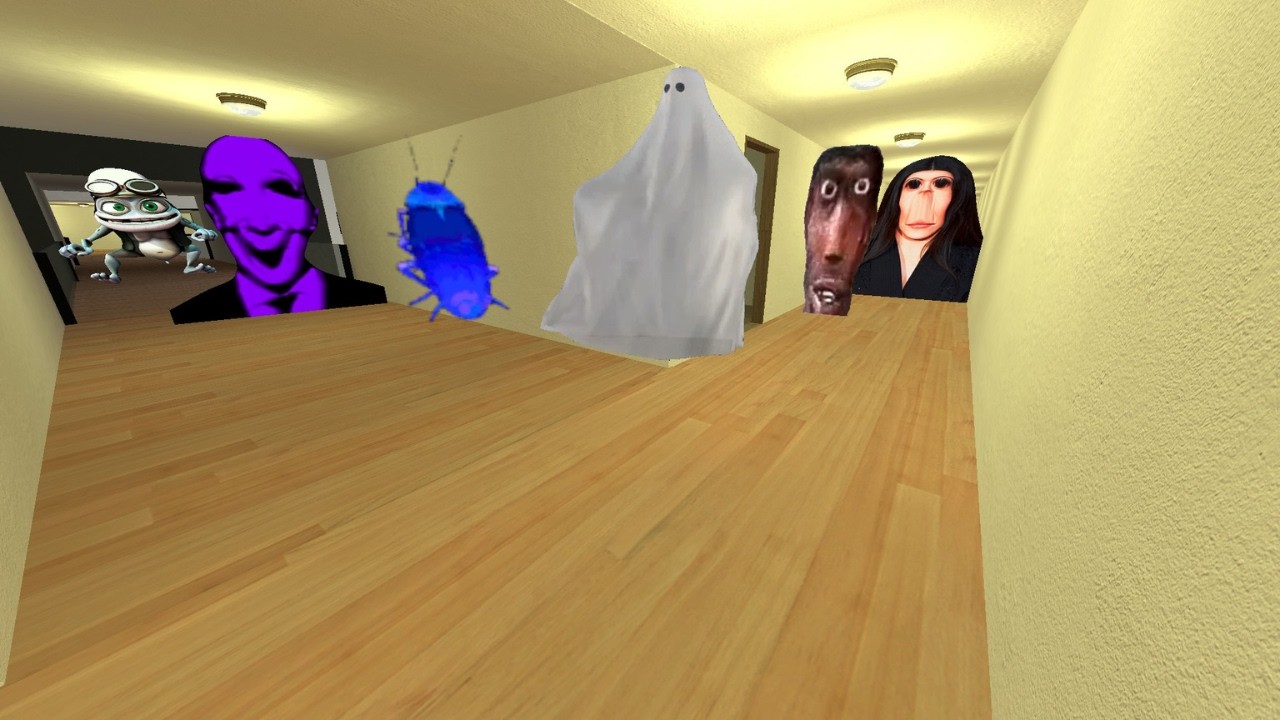 Геймплей Garry's Mod: Афтон Тапаках против Унгалии #nextbots_ #sadobunga