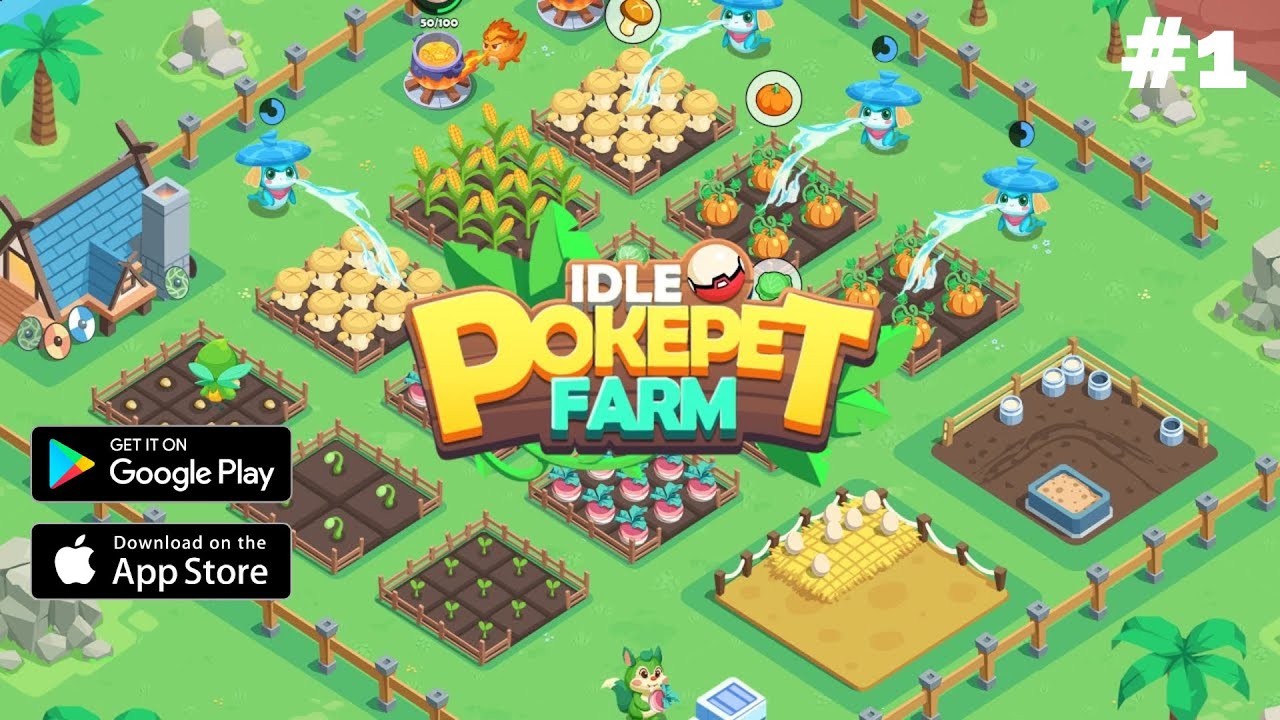 Idle PokePet Farm Walkthrough Gameplay  Part-1 ( Android / iOS)