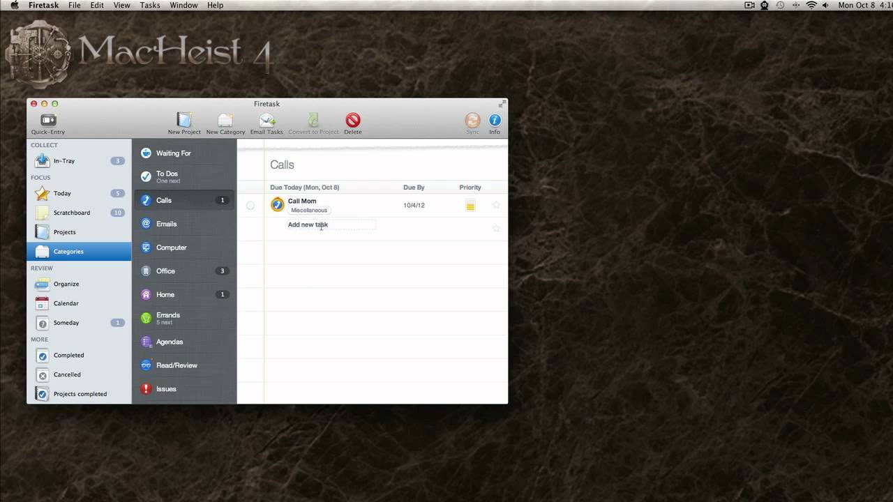 MacHeist 4 Bundle: Firetask