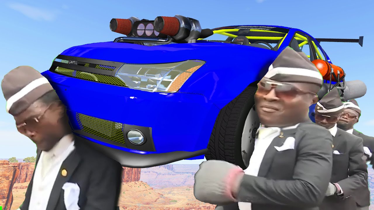 FUNERAL COFFIN DANCE MEME COVER #33 - ASTRONOMIA REMIX Cover - BeamNG Drive