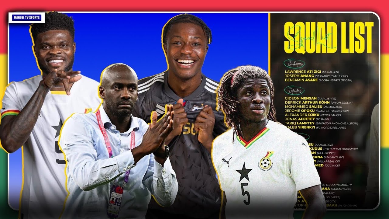 GHANA🇬🇭 VS 🇦🇹AUSTRIA VS 🇩🇪GERMANY: BLACK STARS SQUAD-PLAUSIBLE MIDFIELDERS-GOALKEEPER HEROICS & MORE