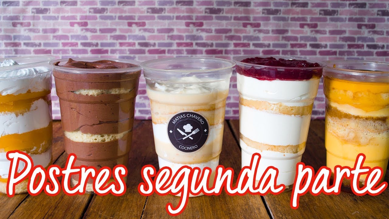 POSTRE EN VASOS PARA VENDER 2º PARTE