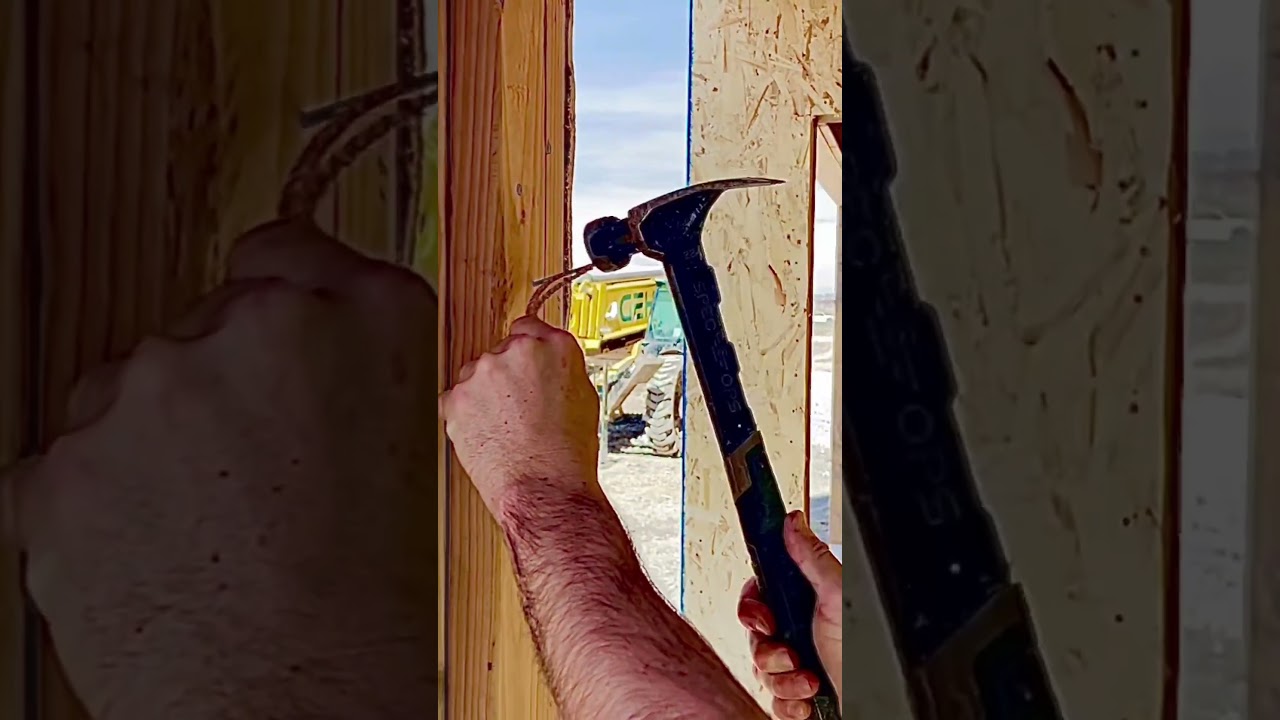 A good way to not smash fingers