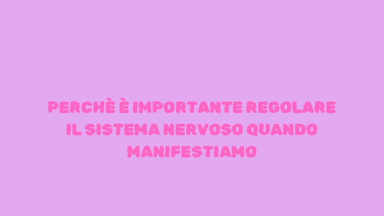 Perché è importante regolare il sistema nervoso quando manifestiamo | legge dell’assunzione 