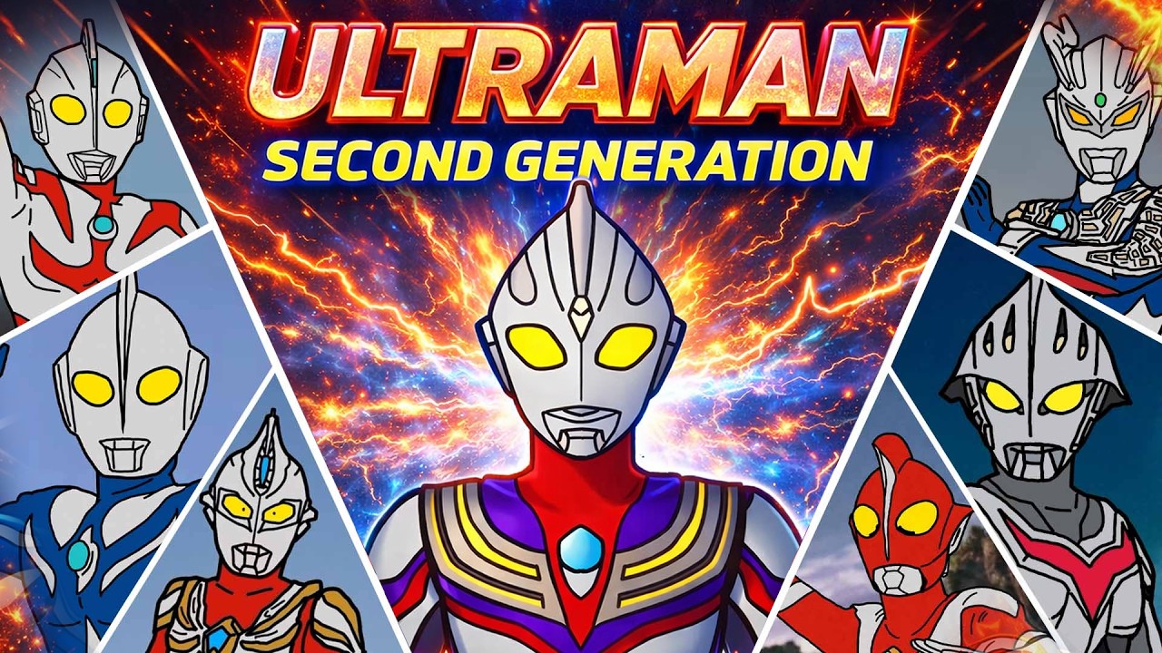 All Heisei Ultraman Transformations | Tiga to Mebius Complete Compilation
