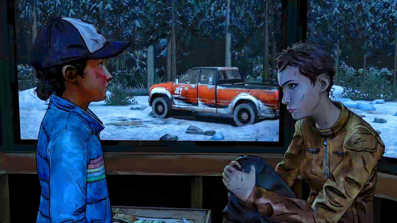 Kenny Fixes the Truck. Jane & Bonnie Mourn Luke's Death (Walking Dead | Telltale Games)