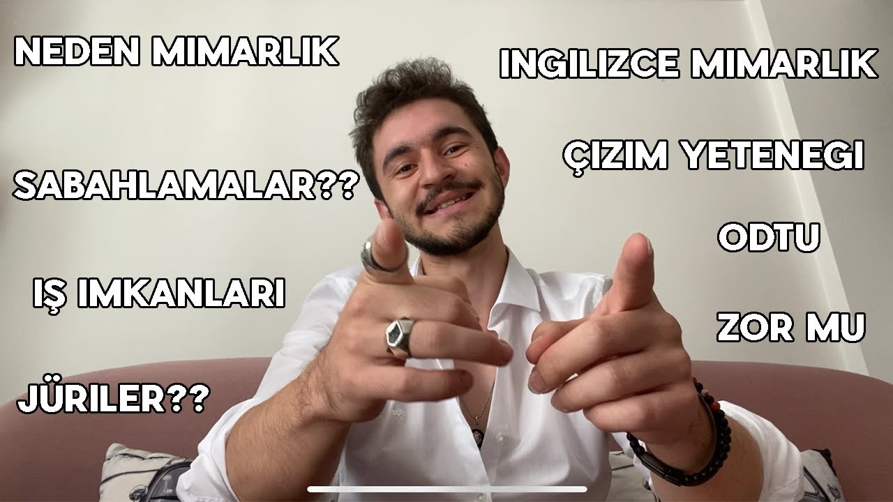 MİMARLIK İSTİYORSAN TERCİH LİSTENİ VERMEDEN ÖNCE BUNU İZLE - ODTÜ MİMARLIK