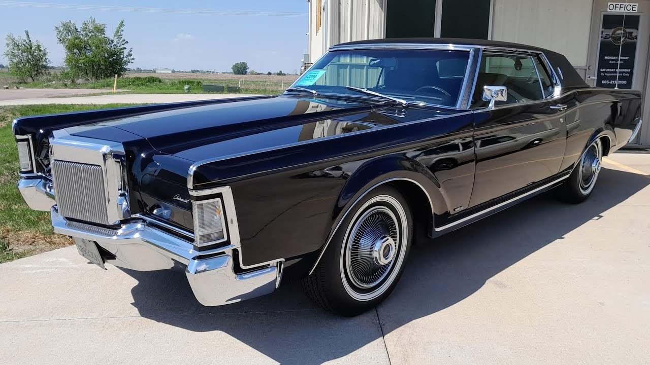 The Perfect Lincoln: This 12k Mile, All Black, 1969 Lincoln Mark III is Sublime!
